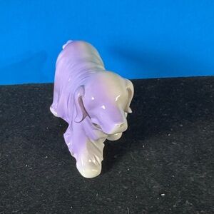 Cracker Barrel Lavender Dog Figurine